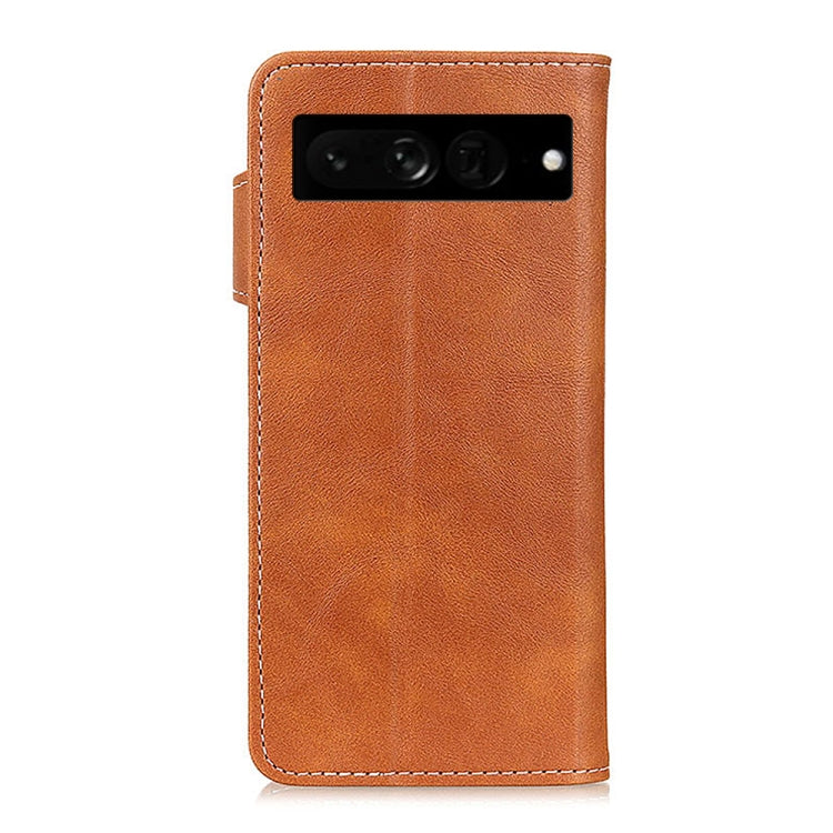 For Google Pixel 7 Pro 5G S-Type Stitching Calf Texture Leather Phone Case