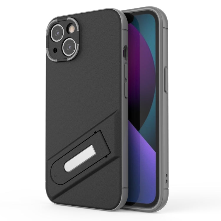 For iPhone 13 Invisible Holder TPU + PC Phone Case