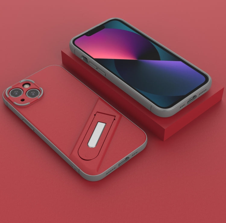 For iPhone 13 Invisible Holder TPU + PC Phone Case