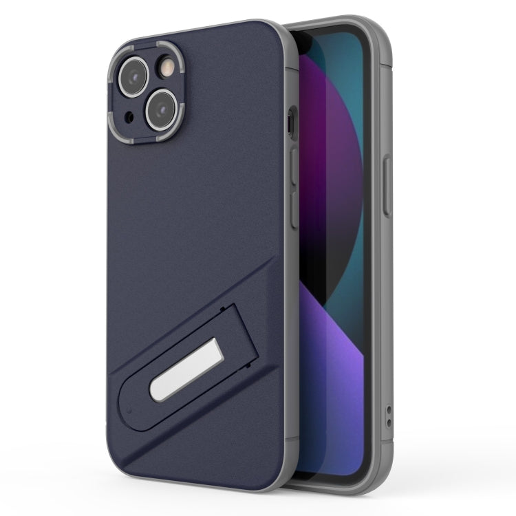 For iPhone 13 Invisible Holder TPU + PC Phone Case