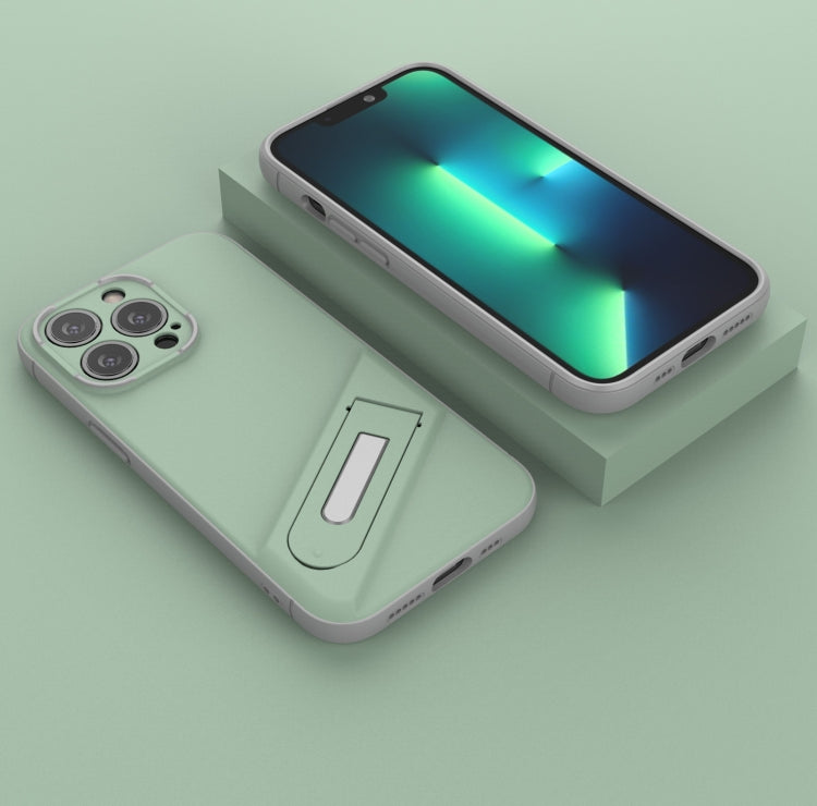 For iPhone 13 Pro Invisible Holder TPU + PC Phone Case