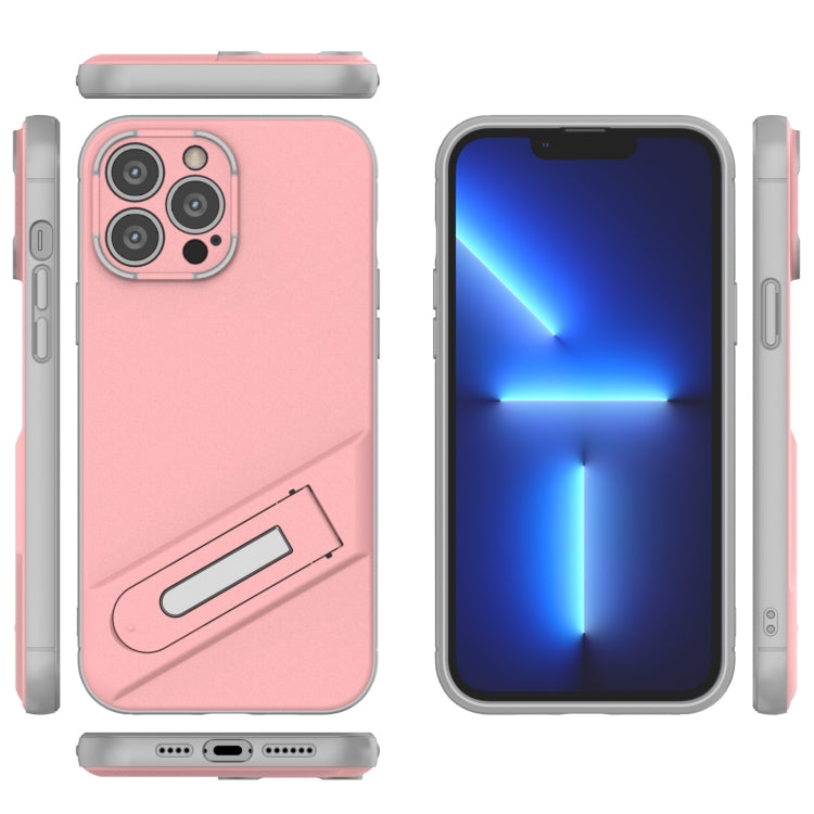 For iPhone 13 Pro Max Invisible Holder TPU + PC Phone Case