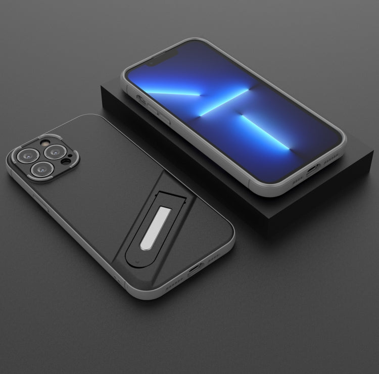 For iPhone 13 Pro Max Invisible Holder TPU + PC Phone Case