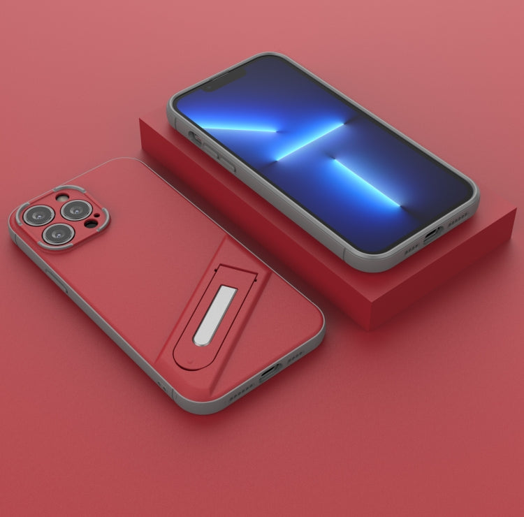 For iPhone 13 Pro Max Invisible Holder TPU + PC Phone Case