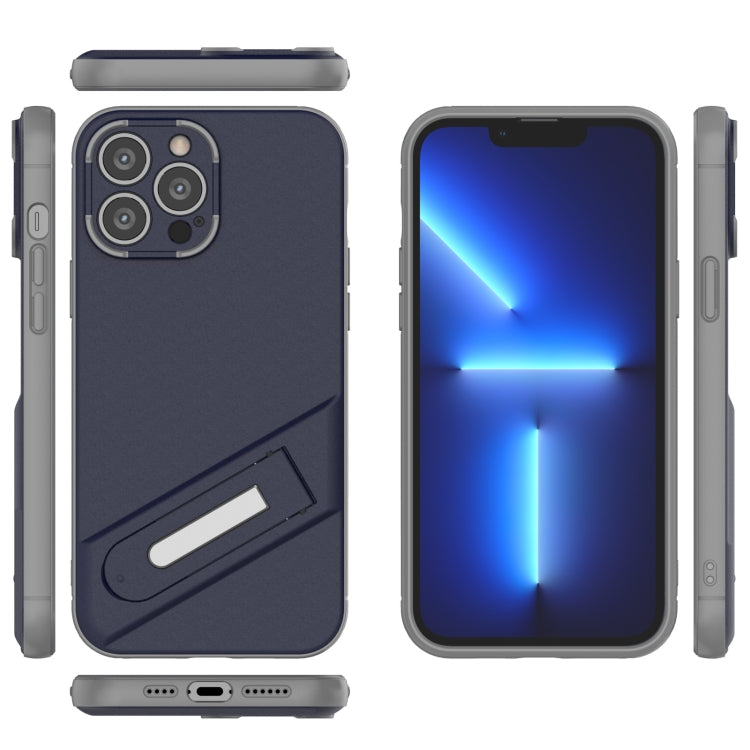 For iPhone 13 Pro Max Invisible Holder TPU + PC Phone Case