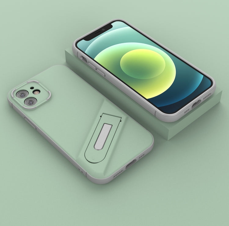 For iPhone 12 Invisible Holder TPU + PC Phone Case