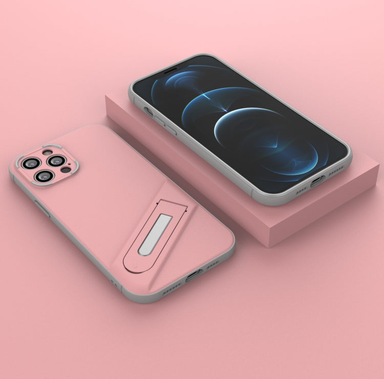 For iPhone 12 Pro Max Invisible Holder TPU + PC Phone Case