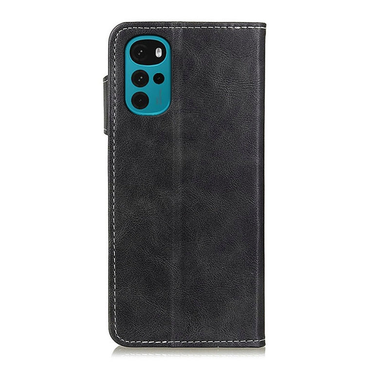 For Motorola Moto G22 S-Type Stitching Calf Texture Leather Phone Case