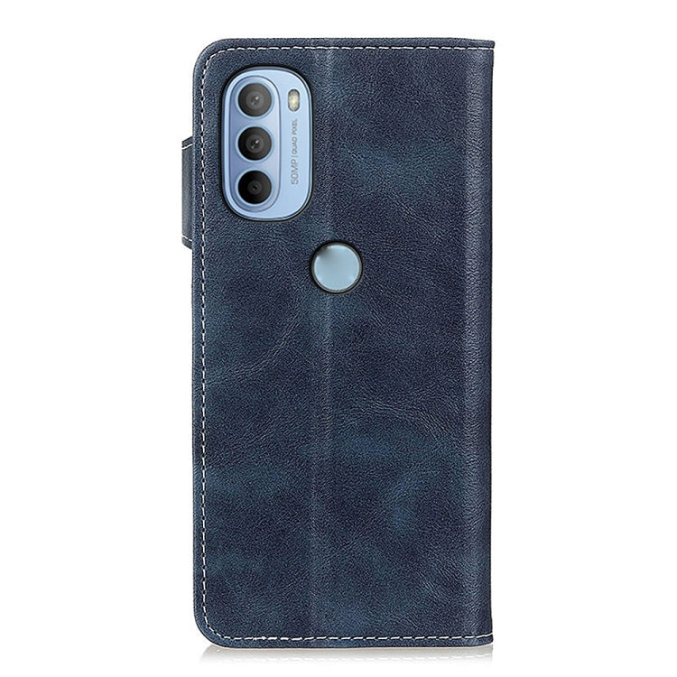 For Motorola Moto G31 / G41 S-Type Stitching Calf Texture Leather Phone Case