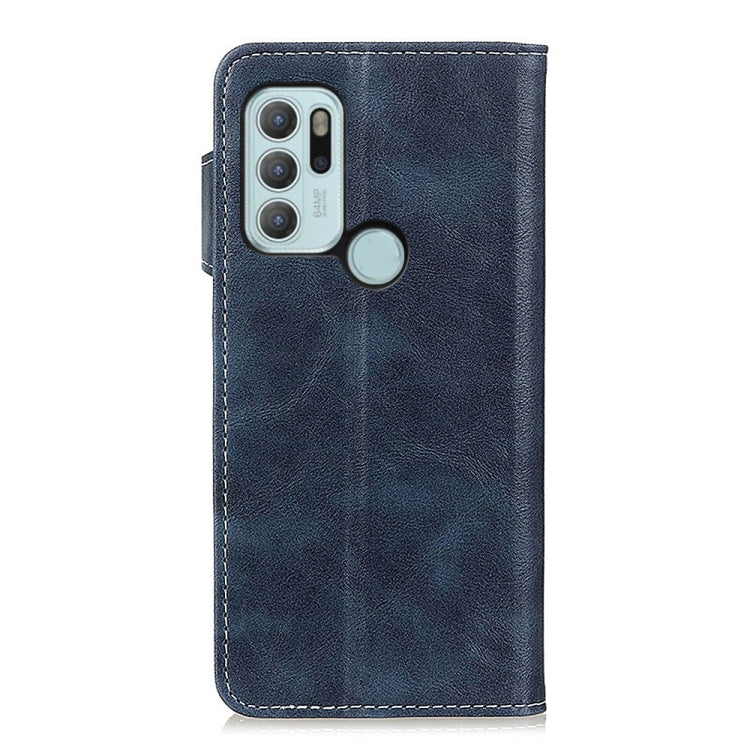 For Motorola Moto G60S S-Type Stitching Calf Texture Leather Phone Case