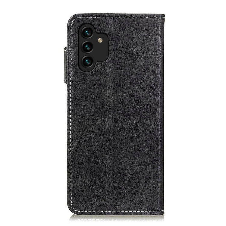 For Samsung Galaxy A13 4G S-Type Stitching Calf Texture Leather Phone Case