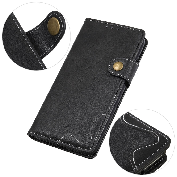 For Samsung Galaxy A13 4G S-Type Stitching Calf Texture Leather Phone Case