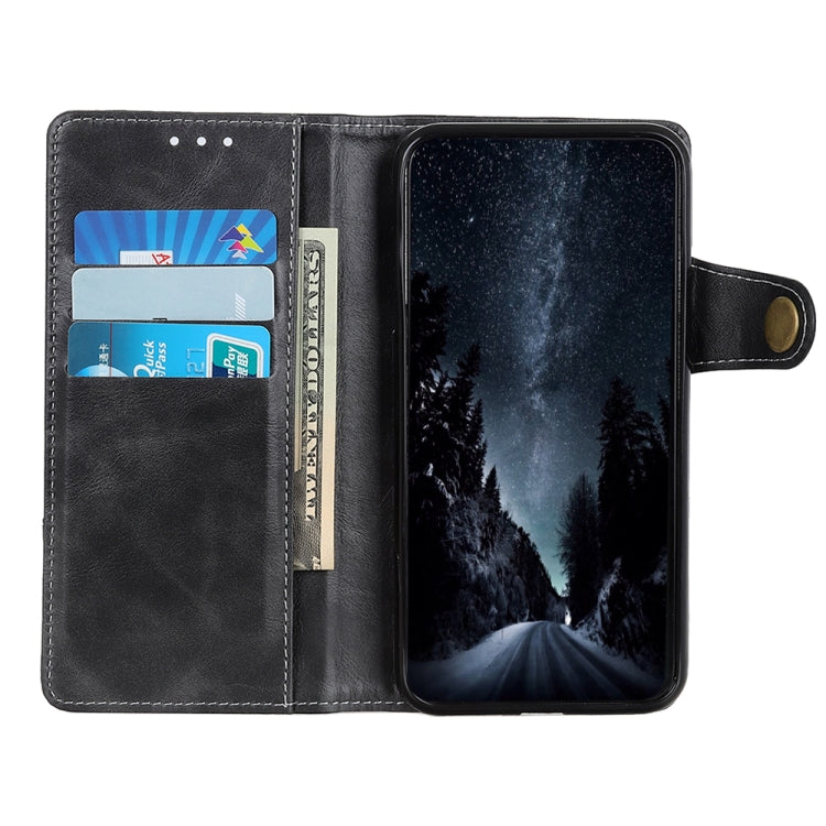 For Samsung Galaxy A33 5G S-Type Stitching Calf Texture Leather Phone Case