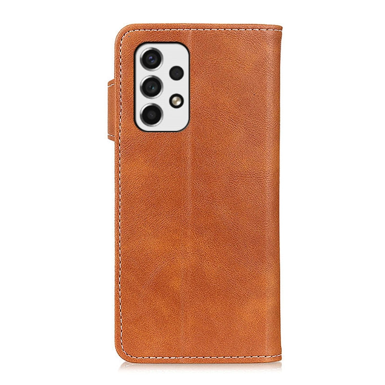 For Samsung Galaxy A53 5G S-Type Stitching Calf Texture Leather Phone Case
