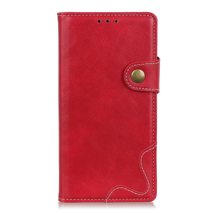 For Samsung Galaxy S22+ 5G S-Type Stitching Calf Texture Leather Phone Case