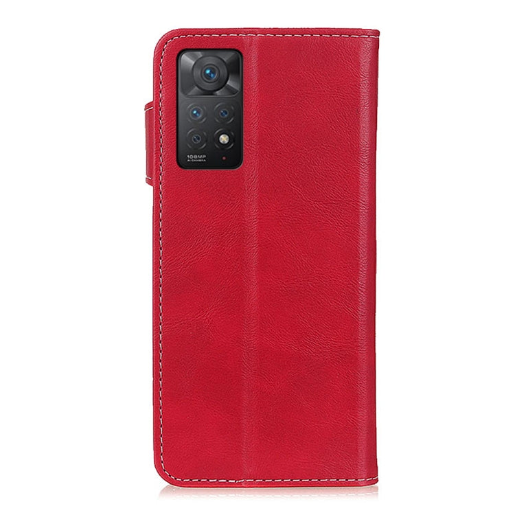 For Xiaomi Redmi Note 11 Pro 4G / 5G Global S-Type Stitching Calf Texture Leather Phone Case