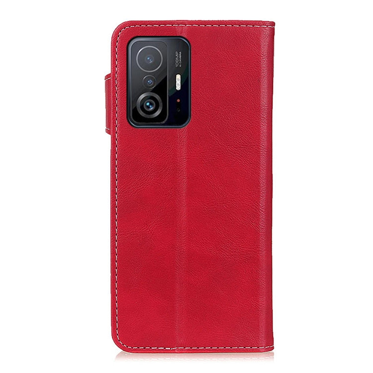 For Xiaomi 11T / 11T Pro S-Type Stitching Calf Texture Leather Phone Case
