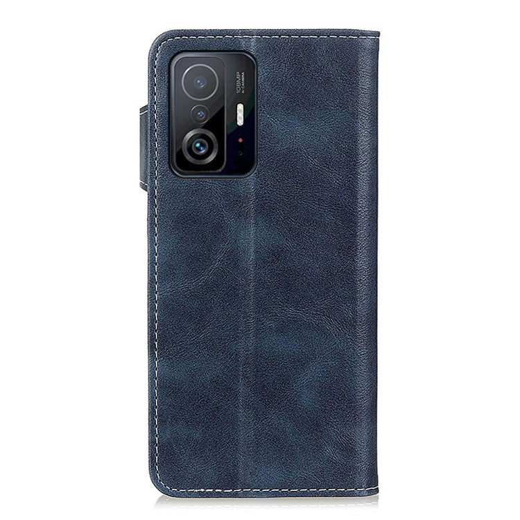 For Xiaomi 11T / 11T Pro S-Type Stitching Calf Texture Leather Phone Case
