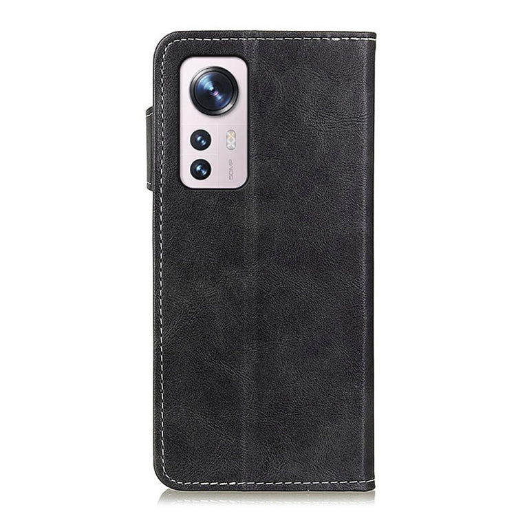 For Xiaomi 12 Pro S-Type Stitching Calf Texture Leather Phone Case