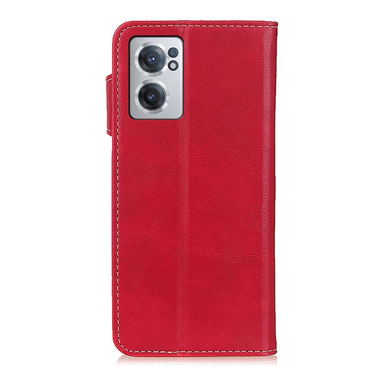 For OnePlus Nord CE 2 5G S-Type Stitching Calf Texture Leather Phone Case
