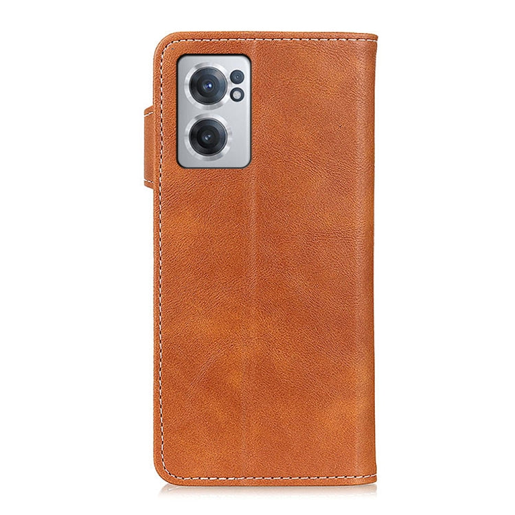 For OnePlus Nord CE 2 5G S-Type Stitching Calf Texture Leather Phone Case