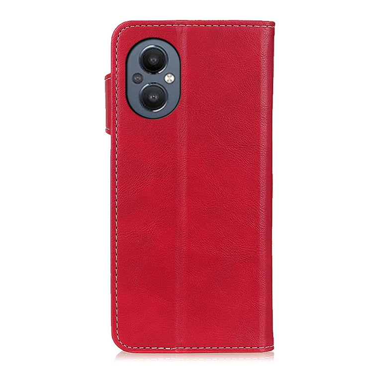 For OnePlus Nord N20 5G S-Type Stitching Calf Texture Leather Phone Case