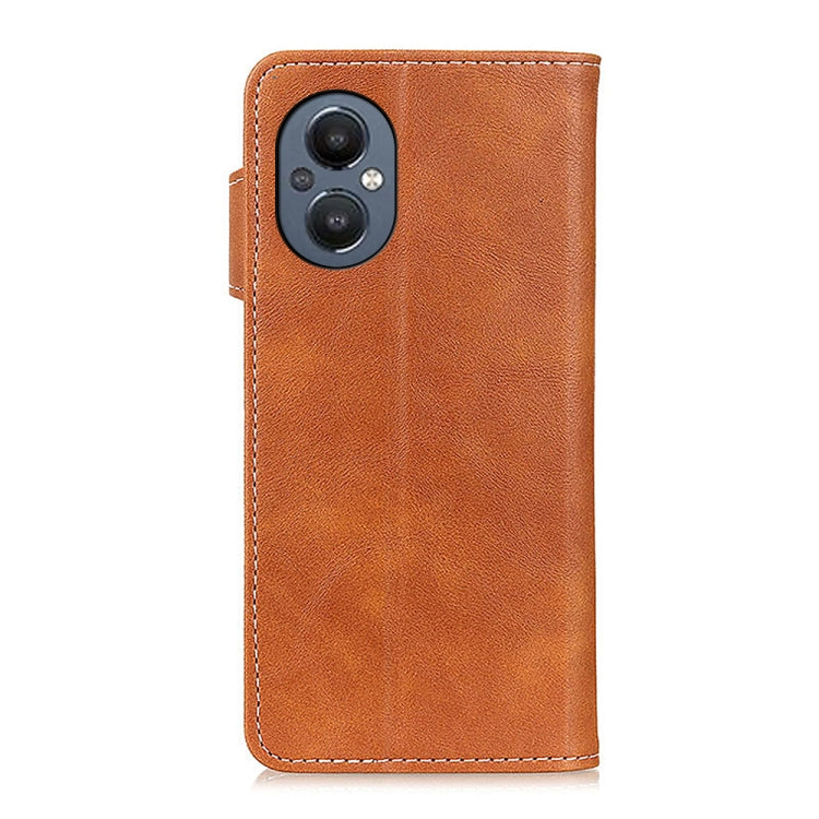 For OnePlus Nord N20 5G S-Type Stitching Calf Texture Leather Phone Case