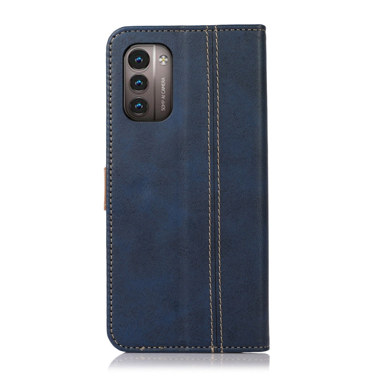 For Nokia G21 Stitching Thread Calf Texture Leather Phone Case