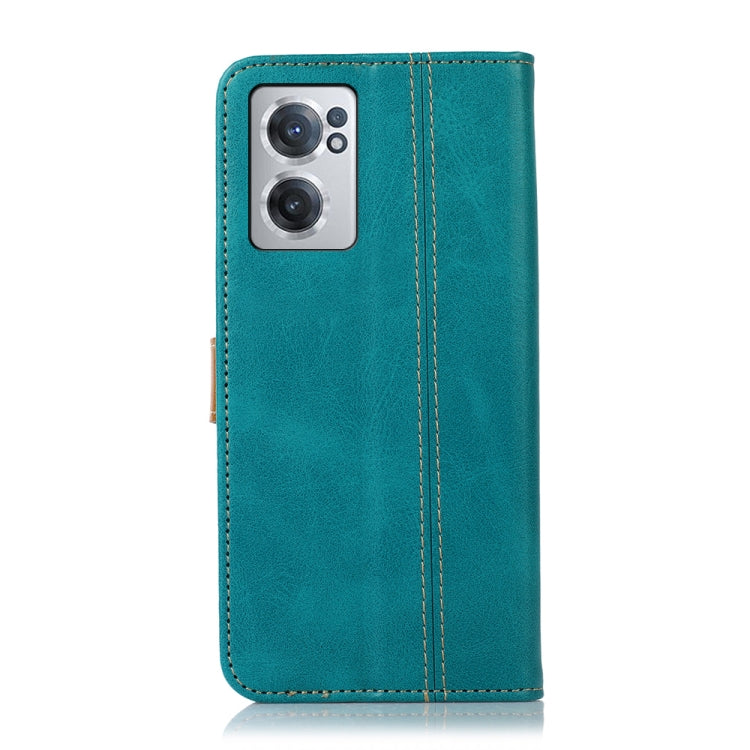 For OnePlus Nord CE 2 5G Stitching Thread Calf Texture Leather Phone Case