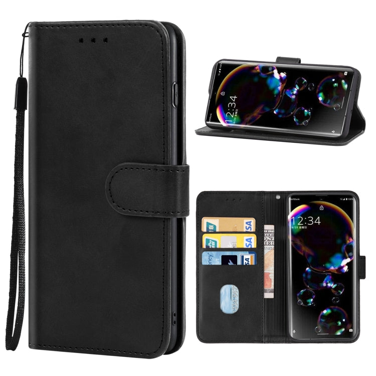 For Sharp Aquos R7/P7 Leather Phone Case
