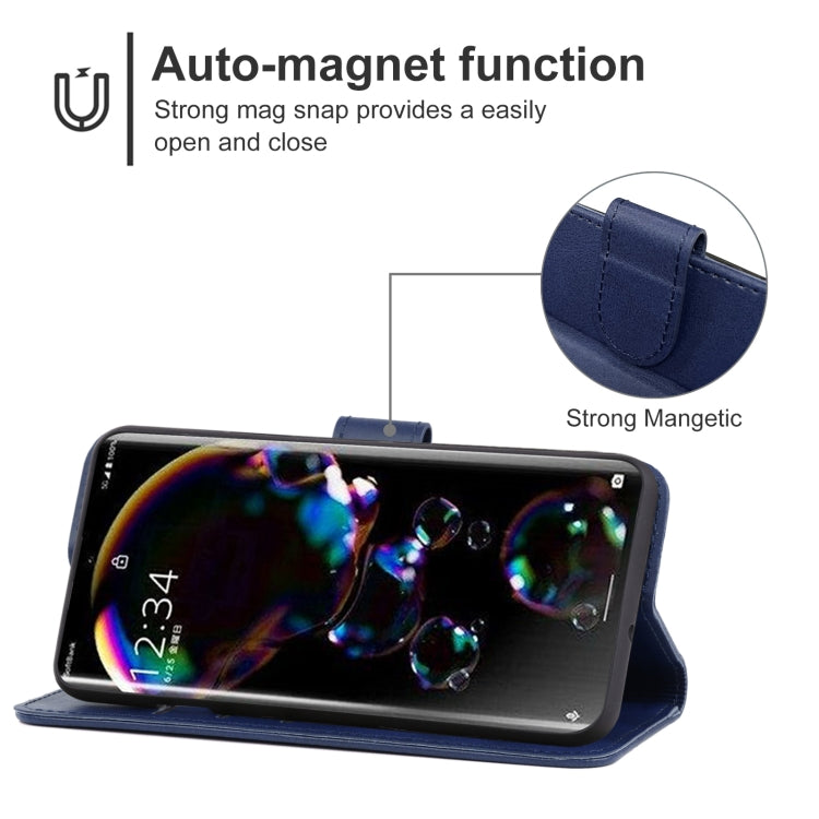 For Sharp Aquos R7/P7 Leather Phone Case