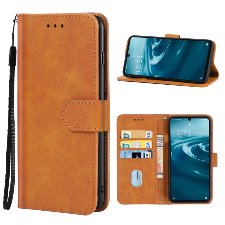 For Sharp Simple Sumaho 6/A201SH Leather Phone Case