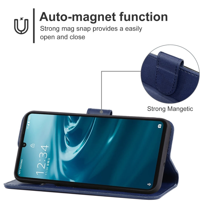 For Sharp Simple Sumaho 6/A201SH Leather Phone Case