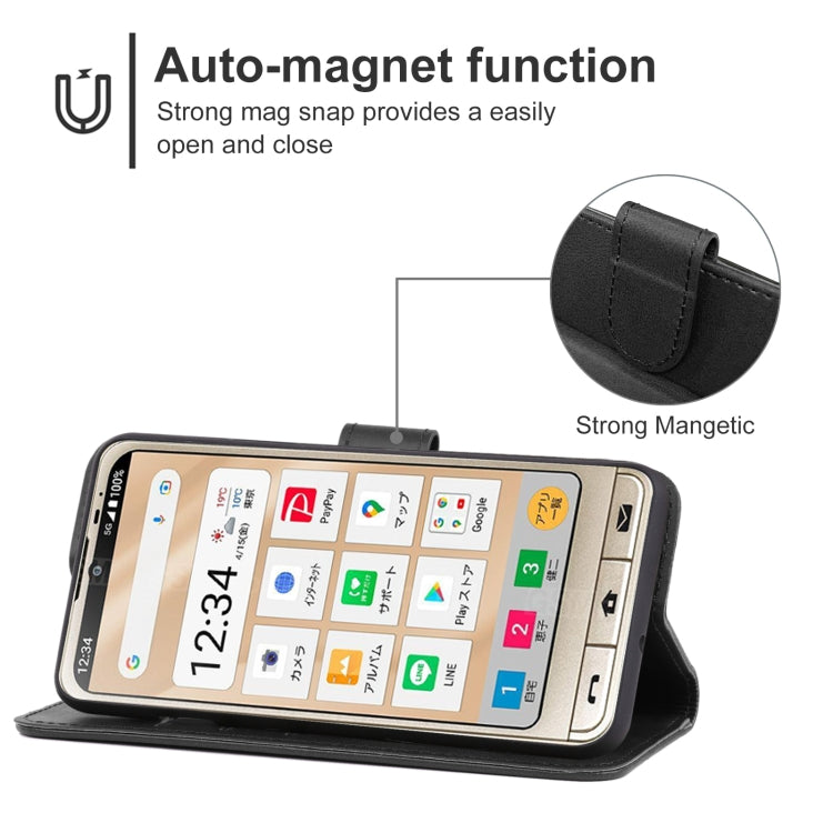For Sharp Aquos Sense 6/SHG05/SH-54B/Sense 6S/SHG07 Leather Phone Case