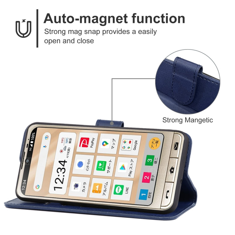 For Sharp Aquos Sense 6/SHG05/SH-54B/Sense 6S/SHG07 Leather Phone Case
