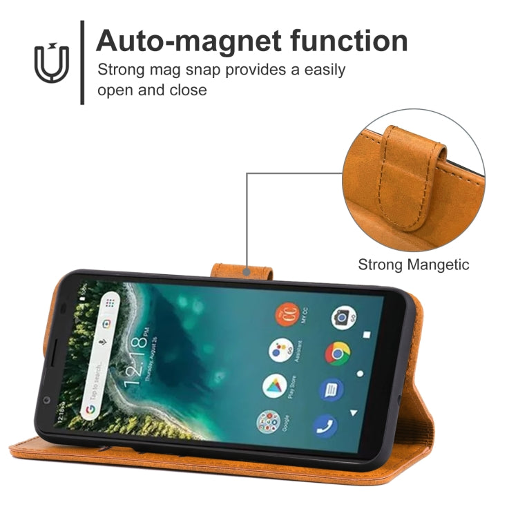 For ZTE AVID 589 / Z5158 Leather Phone Case