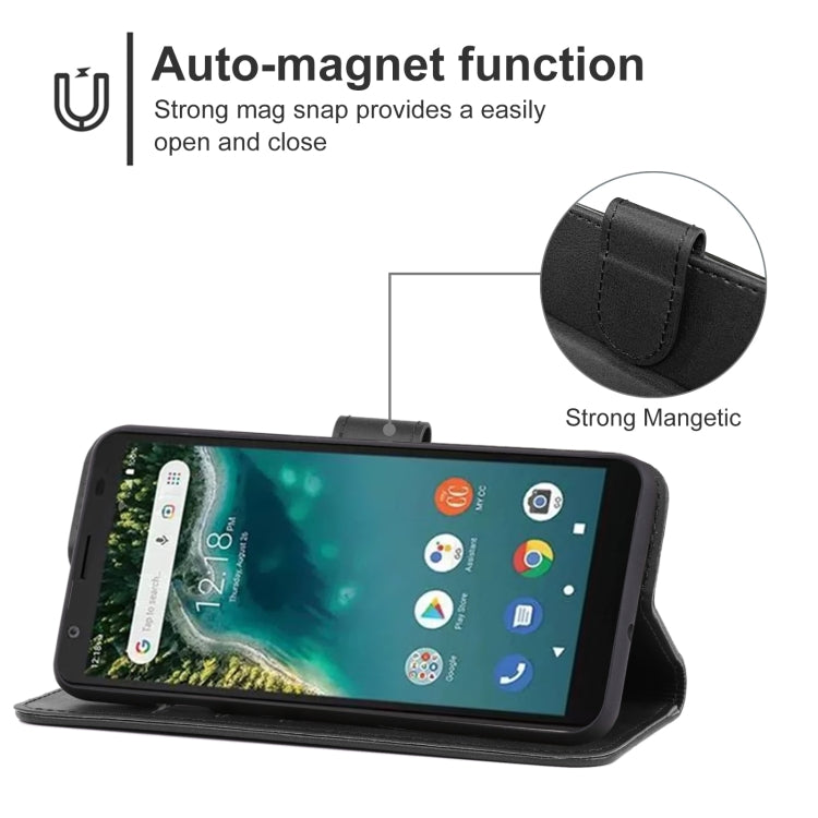 For ZTE AVID 589 / Z5158 Leather Phone Case