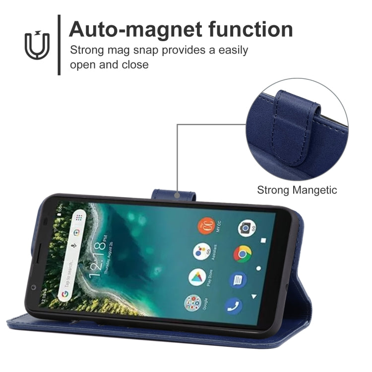 For ZTE AVID 589 / Z5158 Leather Phone Case