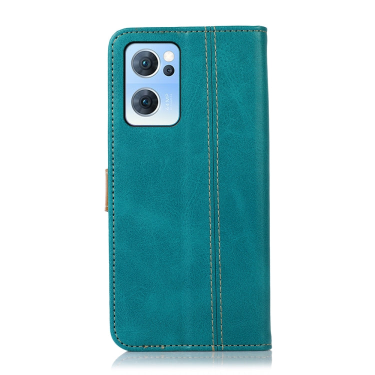 For OPPO Reno7 5G Global / Find X5 Lite Stitching Thread Calf Texture Leather Phone Case