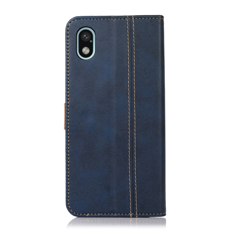 For Sony Xperia Ace III Stitching Thread Calf Texture Leather Phone Case