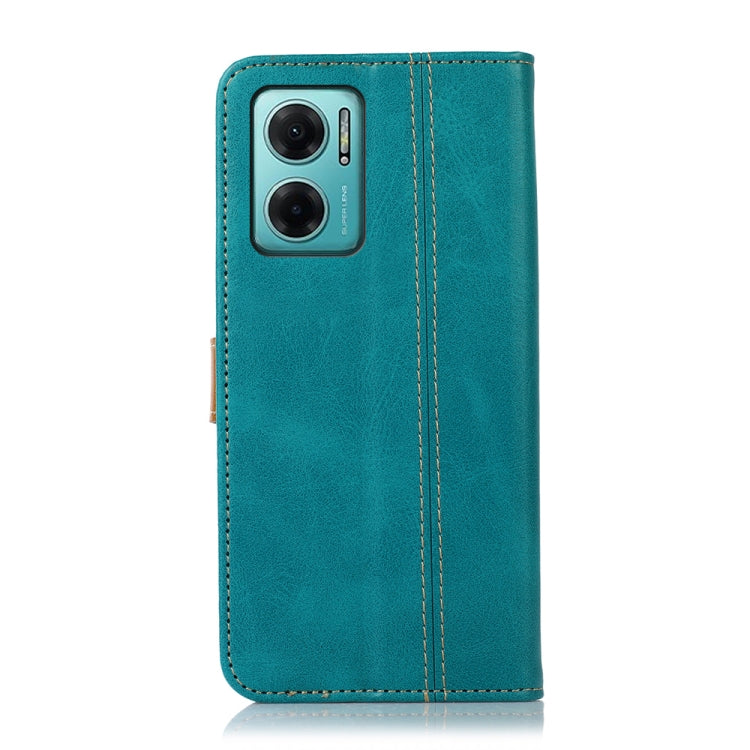 For Xiaomi Redmi Note 11E / Redmi 10 5G Stitching Thread Calf Texture Leather Phone Case