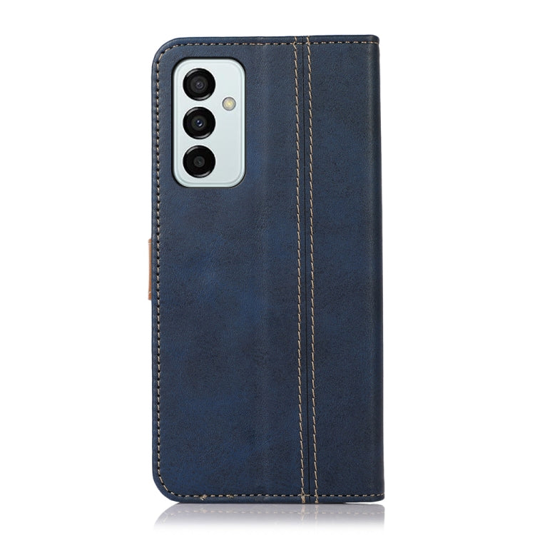 For Samsung Galaxy M23 5G / F23 5G Stitching Thread Calf Texture Leather Phone Case