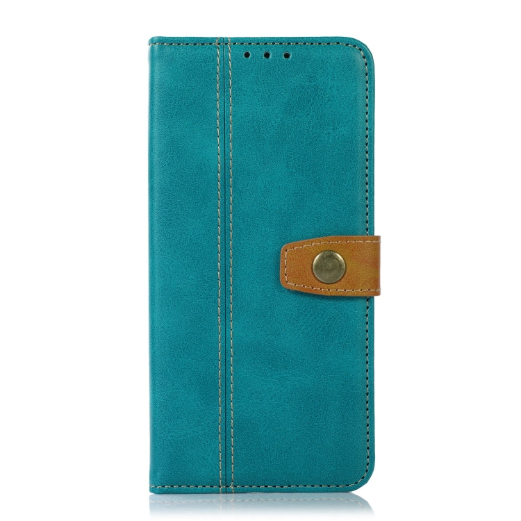 For Samsung Galaxy S22 5G Stitching Thread Calf Texture Leather Phone Case