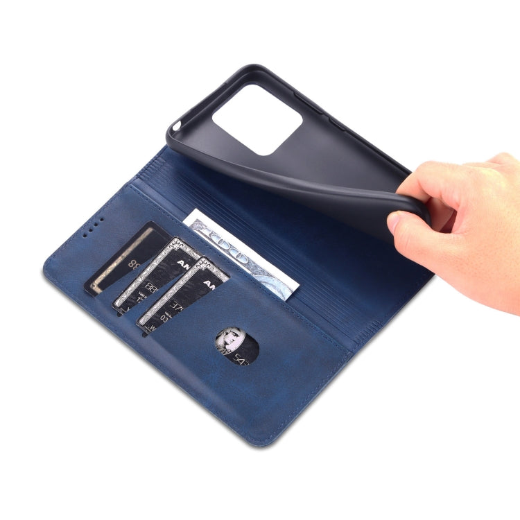 For Xiaomi Redmi 10C / 10 India AZNS Magnetic Calf Texture Flip Leather Phone Case