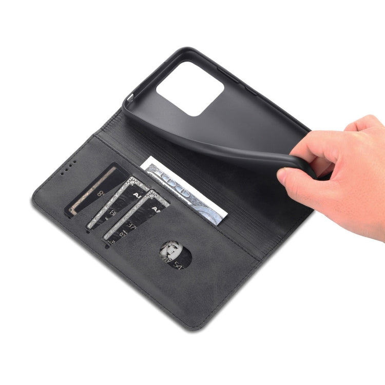 For Xiaomi Redmi 10C / 10 India AZNS Magnetic Calf Texture Flip Leather Phone Case