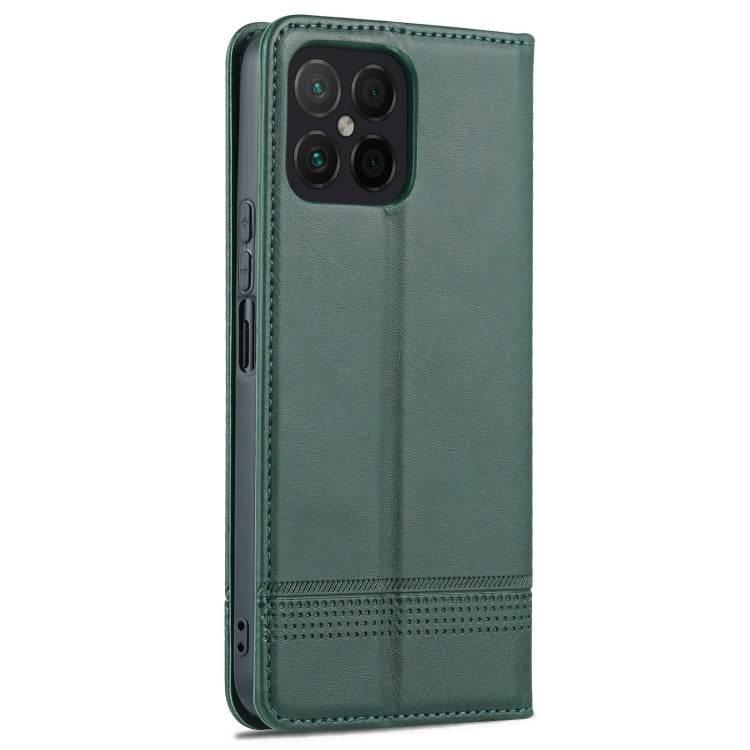 For Honor X8 / X30i AZNS Magnetic Calf Texture Flip Leather Phone Case