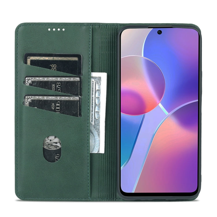 For Honor X8 / X30i AZNS Magnetic Calf Texture Flip Leather Phone Case