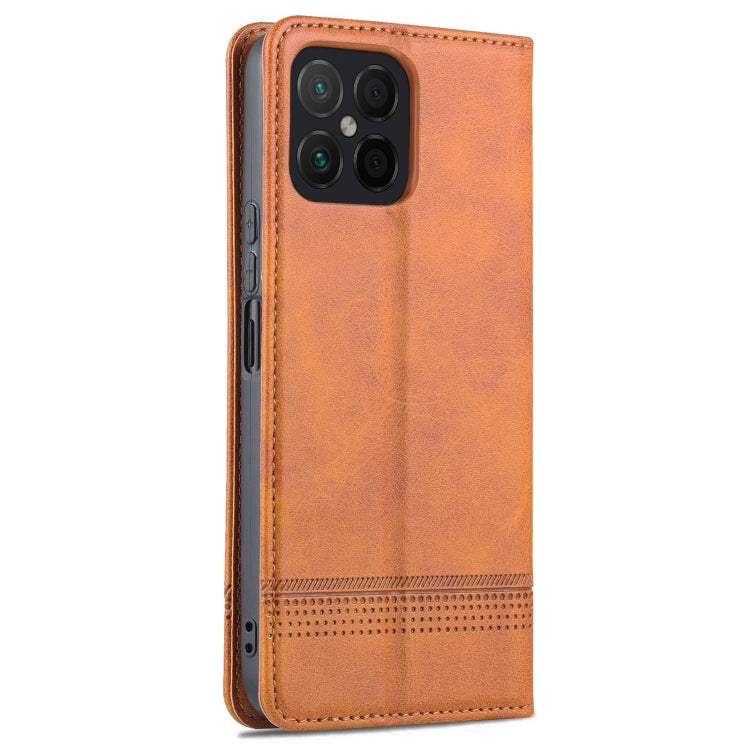 For Honor X8 / X30i AZNS Magnetic Calf Texture Flip Leather Phone Case