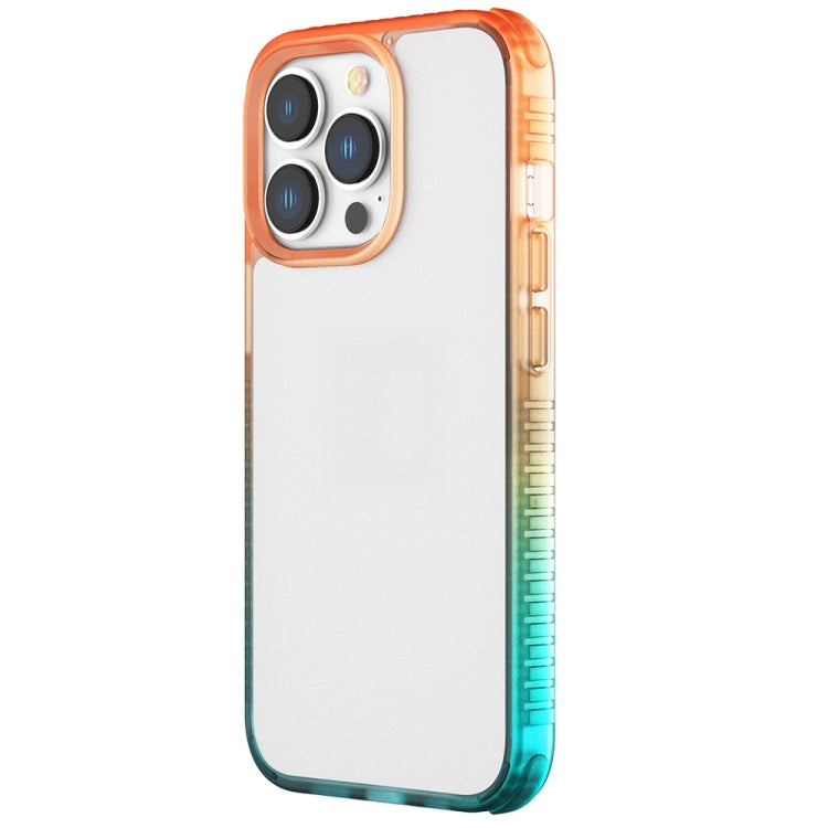 Colorful Gradient TPU + PC Phone Case For iPhone 12 / 12 Pro