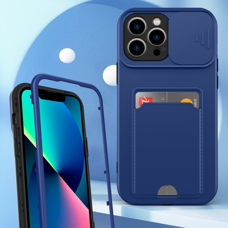 3 in 1 Sliding Camshield Card Phone Case For iPhone 11 Pro Max